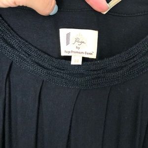 Black soft cotton top